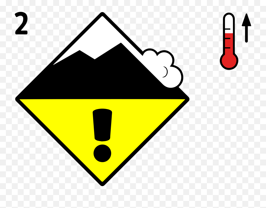 Avalanche Moderate Danger Level Emoji,Danger Png