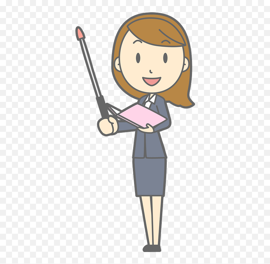Businesswoman Is Giving A Emoji,Presentation Clipart