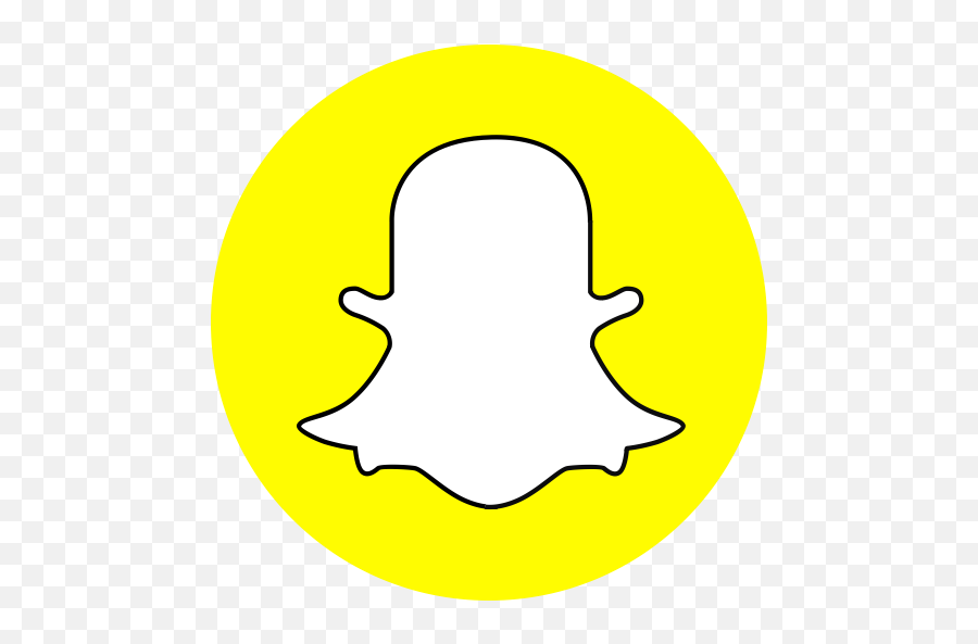 Snapchat Icon Png - Snapchat Icon Circle Transparent Emoji,Snapchat Icon Png