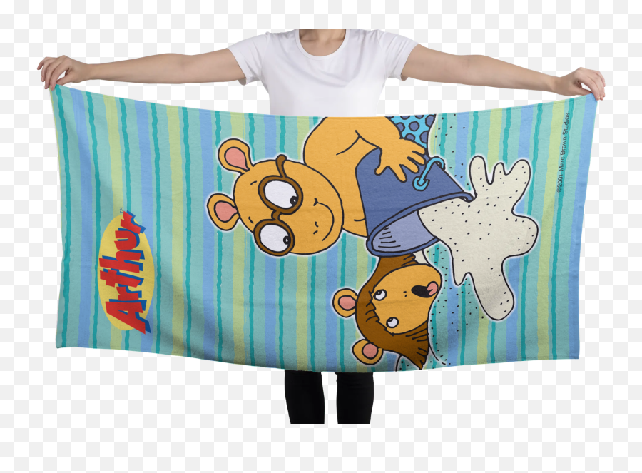 Arthur And Dw Beach Towel - The Official Arthur Shop Emoji,Beach Towel Png