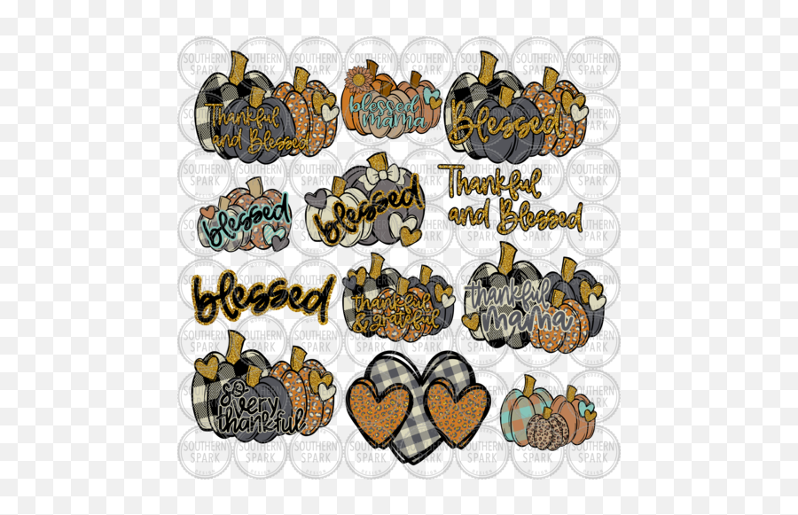 Halloweenthanksgiving U2013 Southern Spark Design Emoji,Buffalo Plaid Clipart