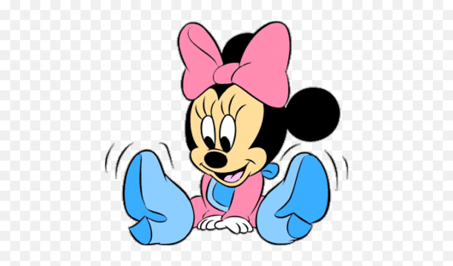 Baby Clipart Minnie Mouse - Embroidery Design Minnie Mouse Emoji,Minnie Head Png