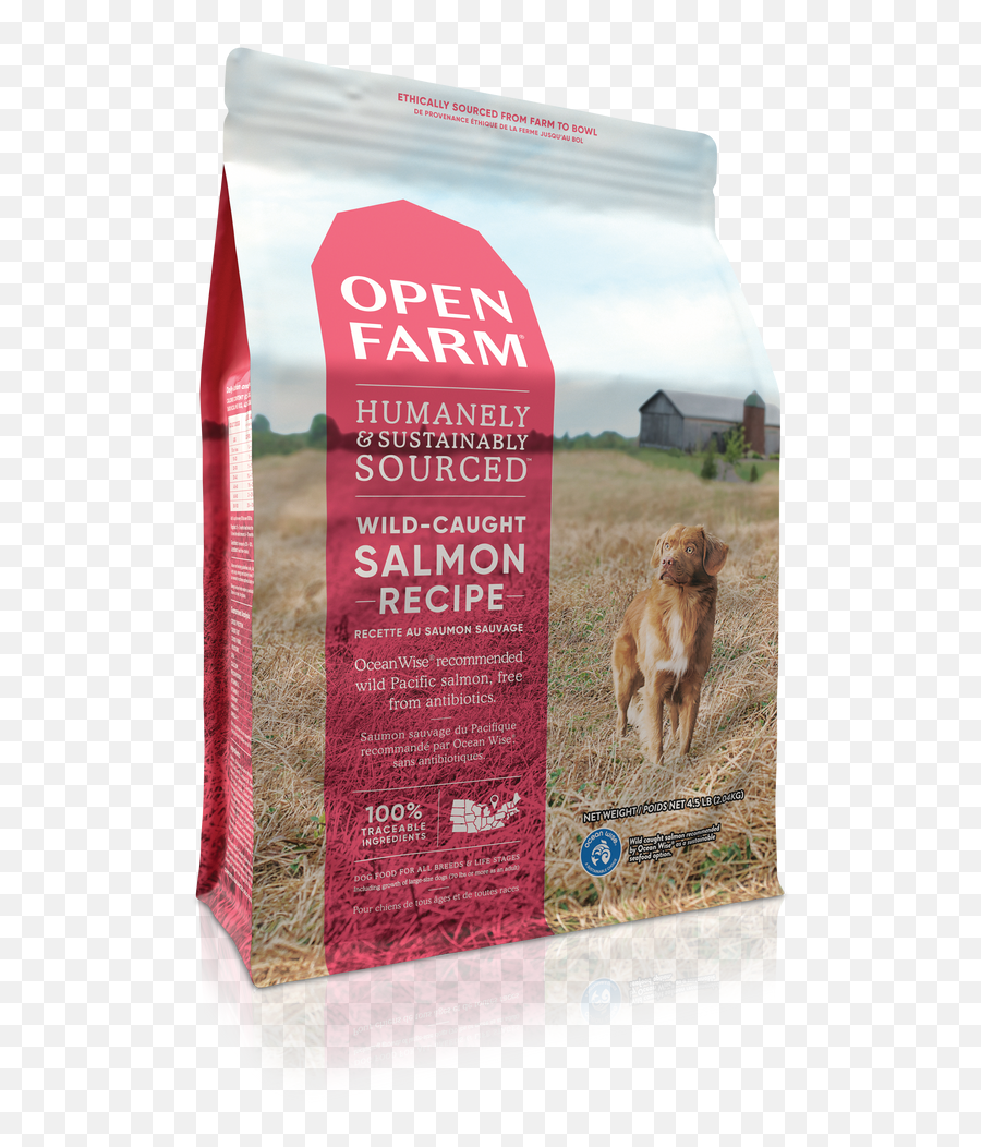 Open Farm Homestead Wild Caught Salmon Dry Dog Food Emoji,Salmon Transparent Background