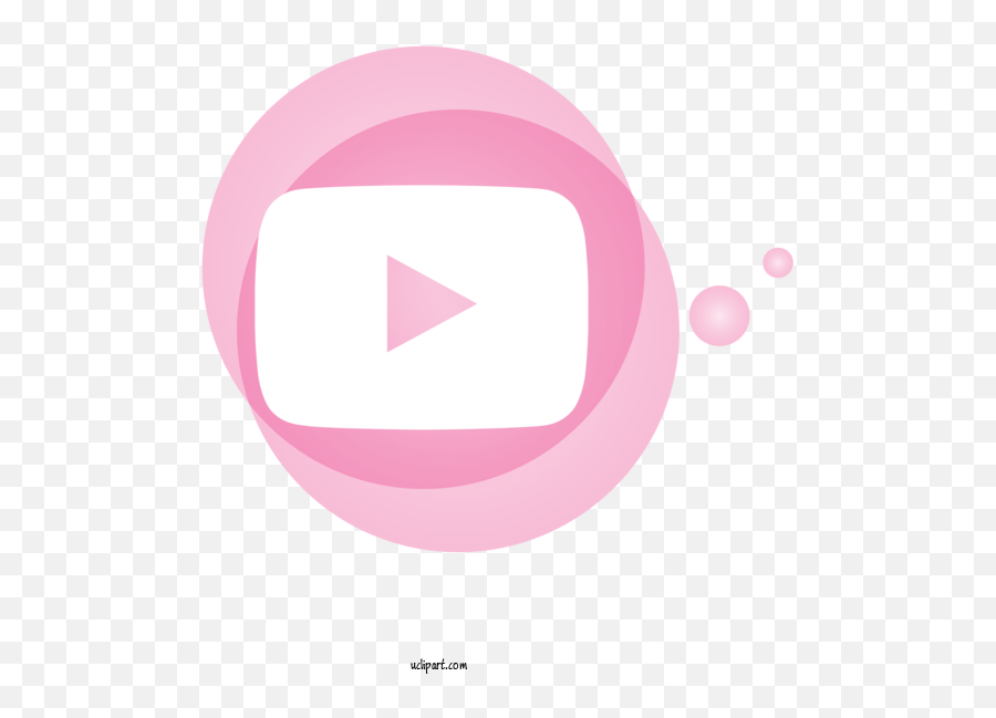 Icons Logo Font Pink M For Youtube Icon - Youtube Icon Emoji,Youtube Logo Clipart