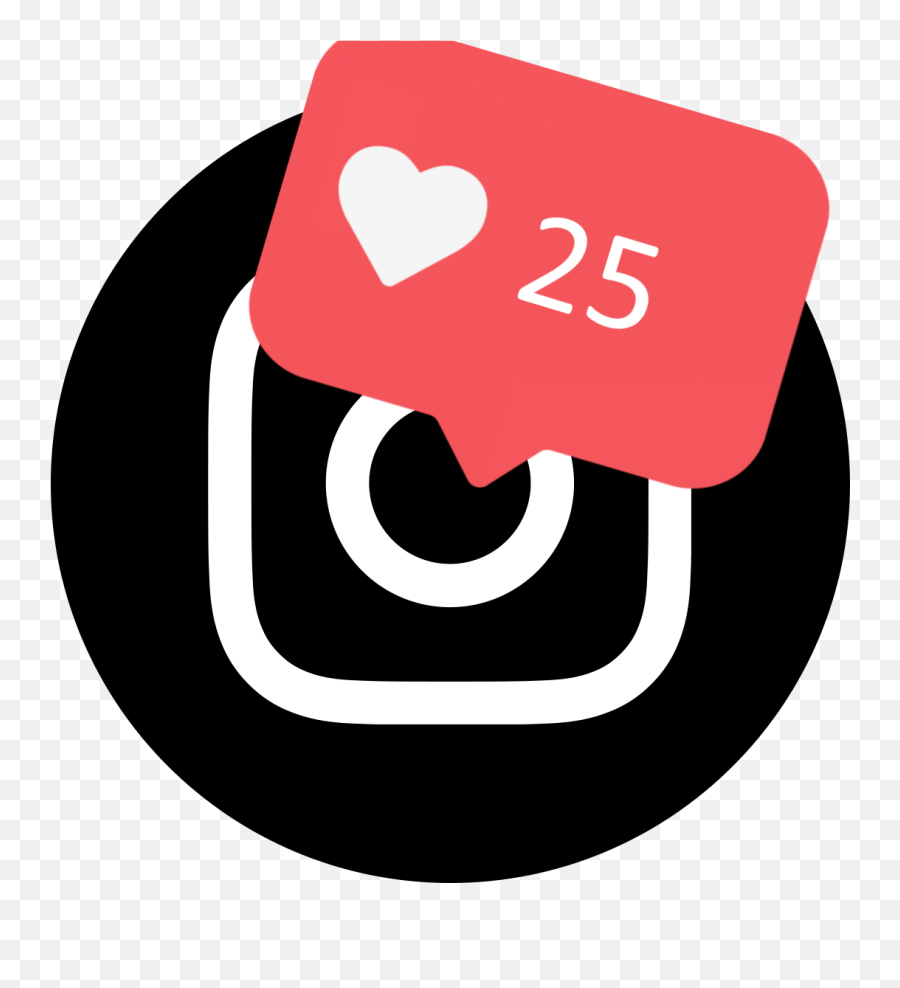 Black Circle Instagram Logo - 1k Instagram Emoji,Black Instagram Logo