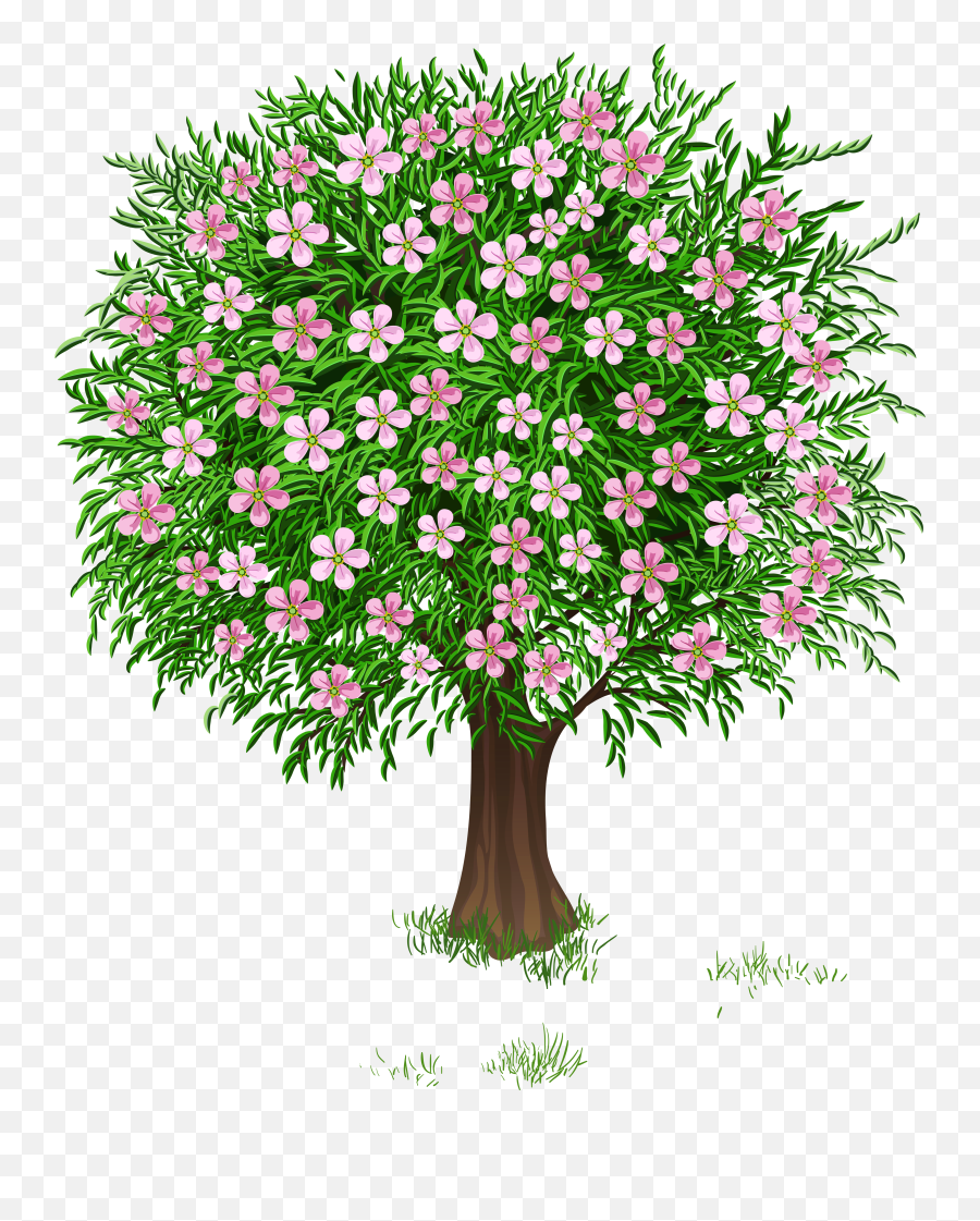 Clipart Rose Apple Tree Clipart Rose - Clip Art Spring Tree Emoji,Apple Tree Clipart
