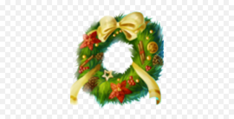 Christmas Wreath Dreamfields Wiki Fandom - Christmas Day Emoji,Christmas Wreath Png