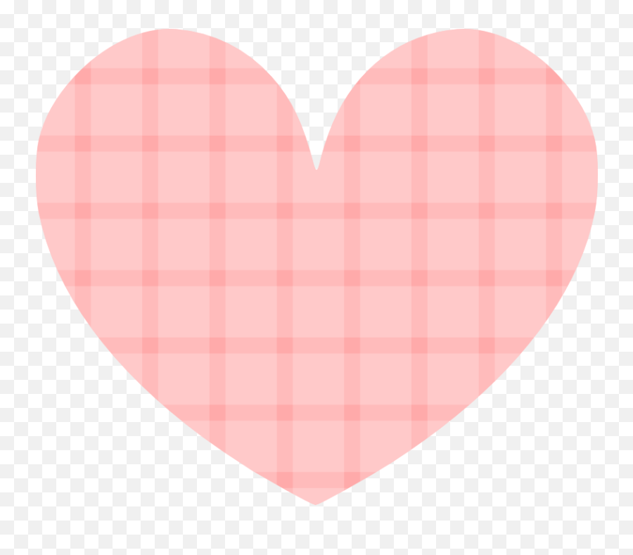 Gingham Hearts Clipart - Gingham Hearts Transparent Gingham Heart Png Emoji,Hearts Transparent