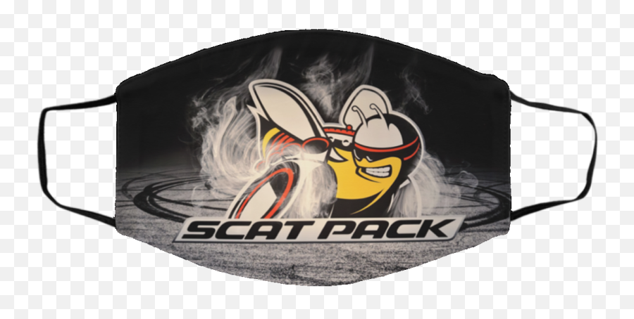 Free Shipping - Scat Pack Face Mask Emoji,Scat Pack Logo