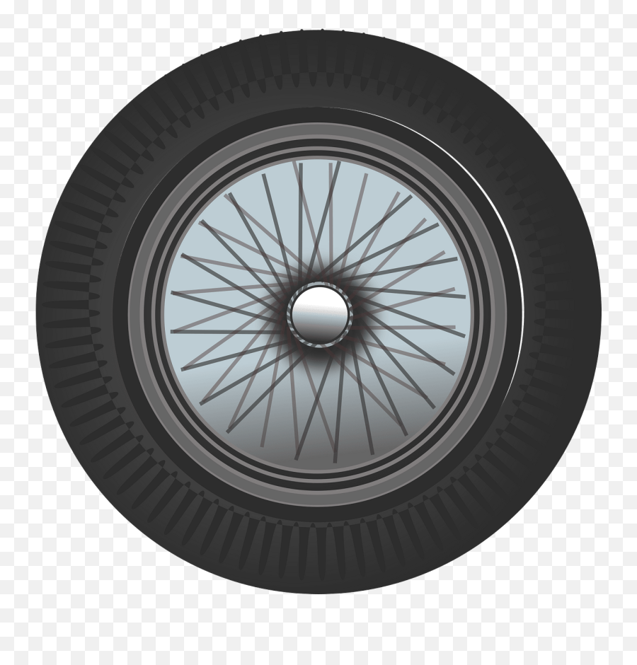 Classic Car Wheel Clipart - Wheel Emoji,Wheel Clipart