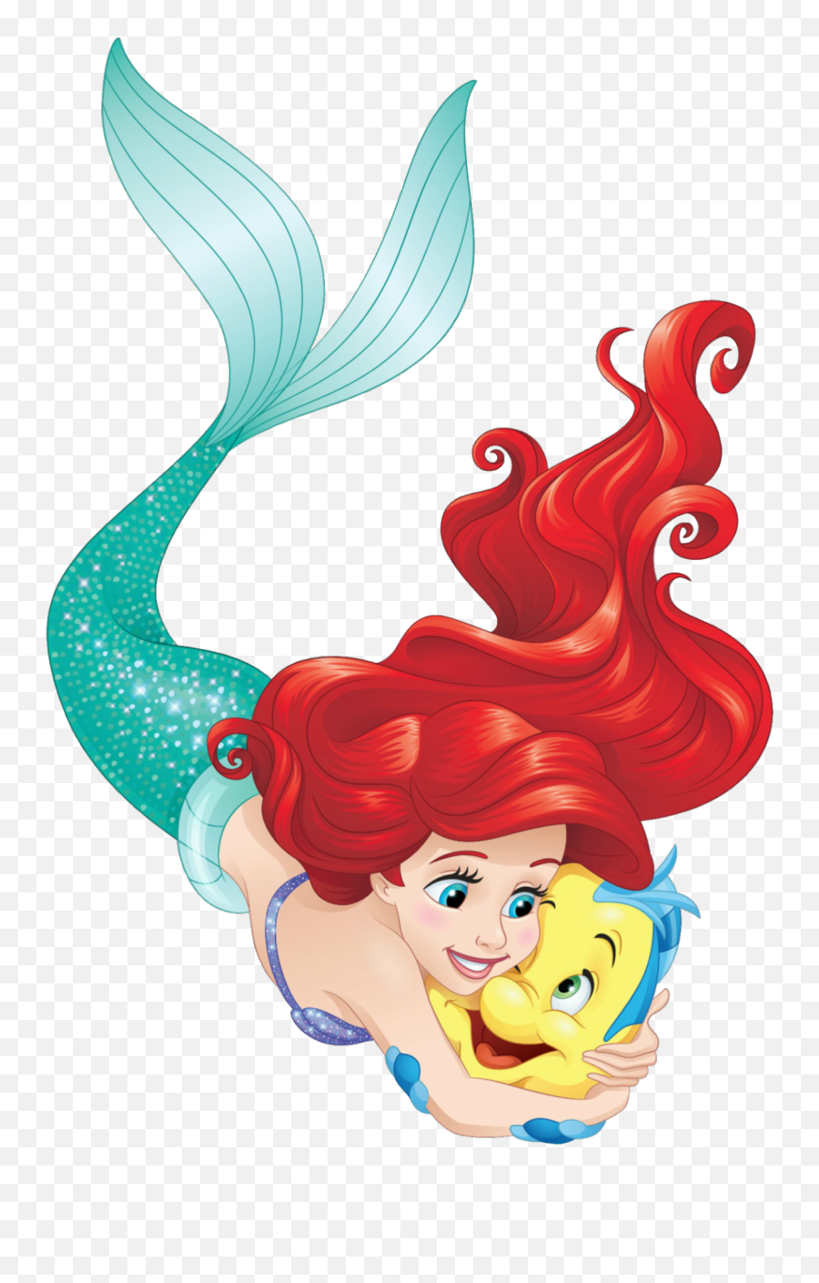 Transparent La Sirenita Png - Little Mermaid Ariel And Ariel Png Disney Emoji,Little Mermaid Clipart