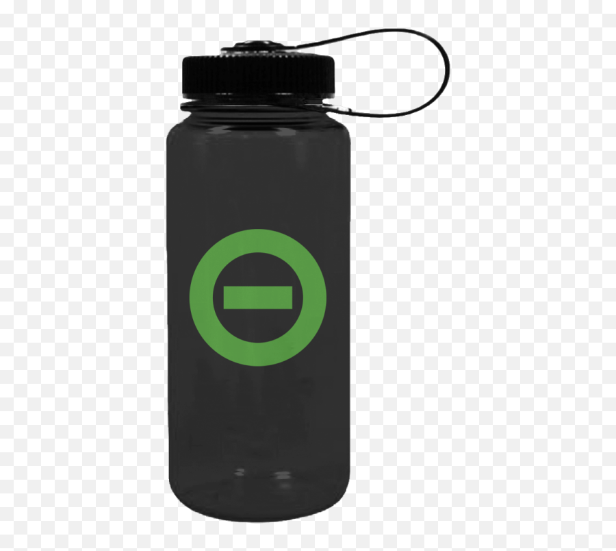 Circle Logo Water Bottle - Lid Emoji,Type O Negative Logo
