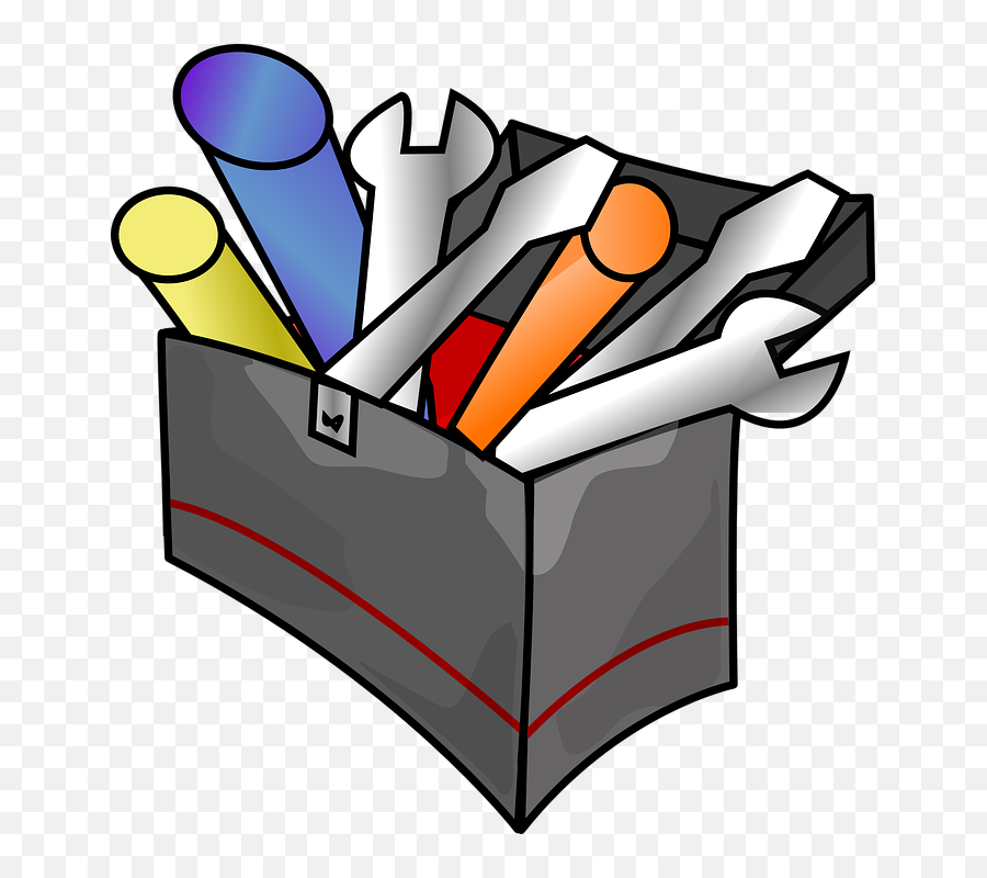 Tool Box Clip Art At Clker - Tools Clip Art Transparent Emoji,Toolbox Clipart