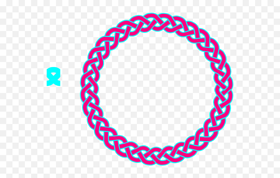 Download Oval Clipart Celtic - Pink Celtic Knot Png Image Emoji,Oval Clipart
