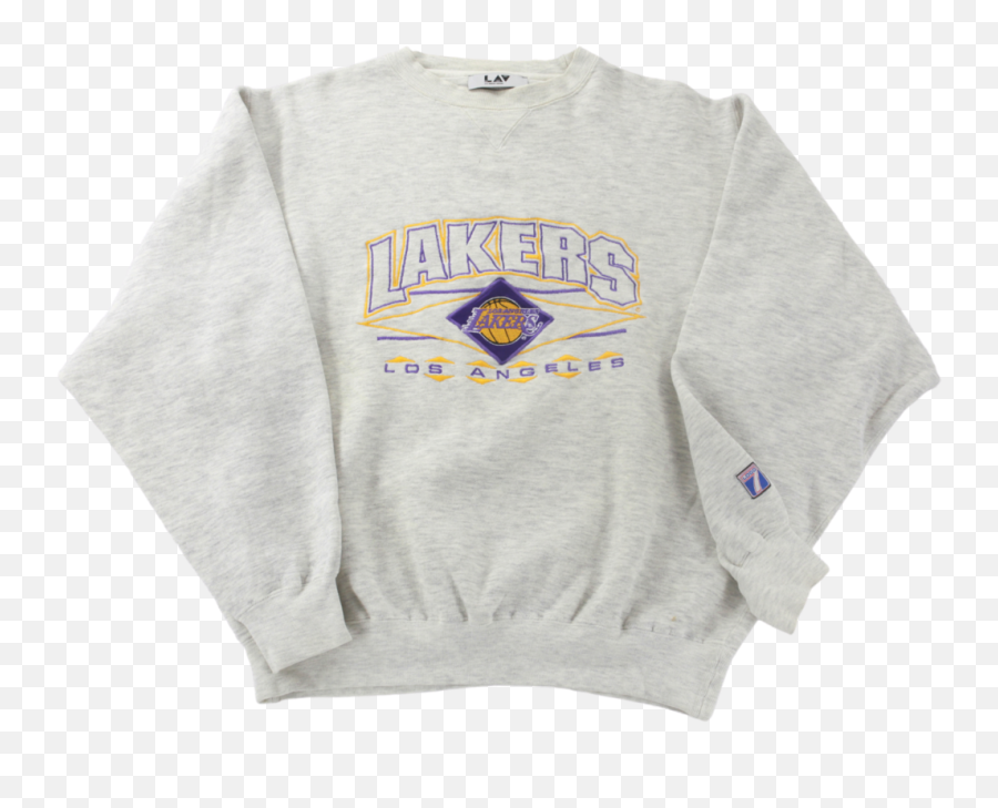 Vintage Sweatshirts Lakers La Vintage Clothing - Long Sleeve Emoji,Lakers Logo