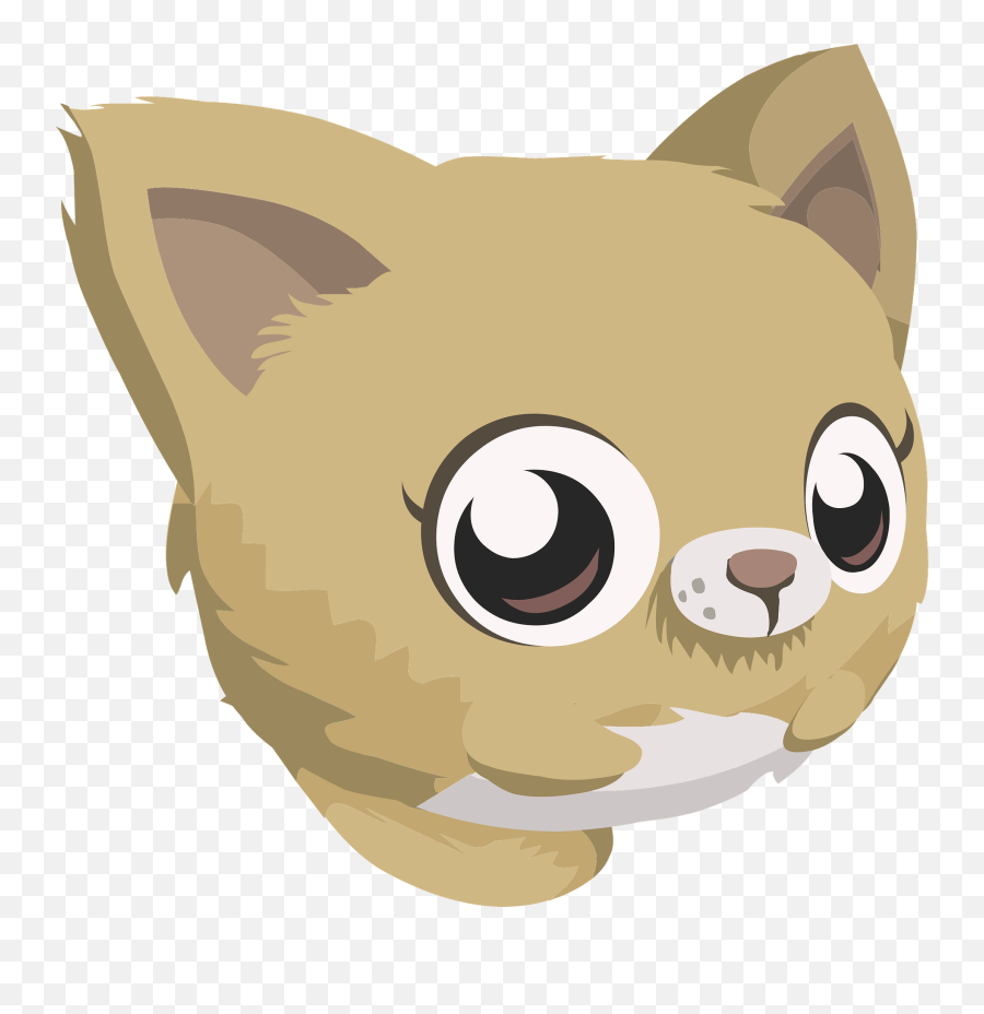 Tan Kitty Face Clipart Free Download Transparent Png - Stick Puppet Cat Emoji,Kitty Clipart