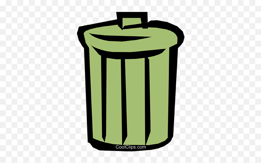 Garbage Can Royalty Free Vector Clip - Garbage Pail Clip Art Emoji,Garbage Clipart