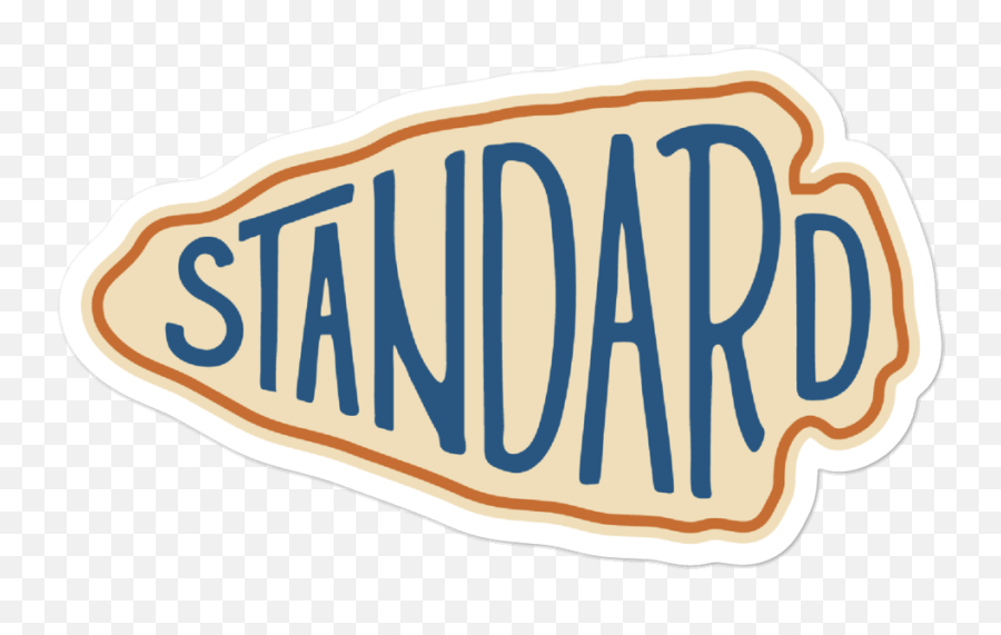 Standard Arrowhead Sticker - Language Emoji,Arrow Head Png