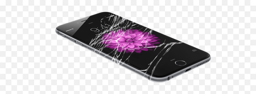 Iphone 6s Cracked Screen Repairs - Iphone Con Schermo Rotto Emoji,Cracked Screen Transparent