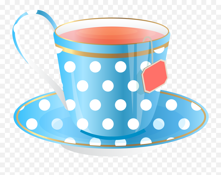 Tea Clipart Tea Transparent Free For - Blue Tea Set Clip Art Emoji,Tea Clipart