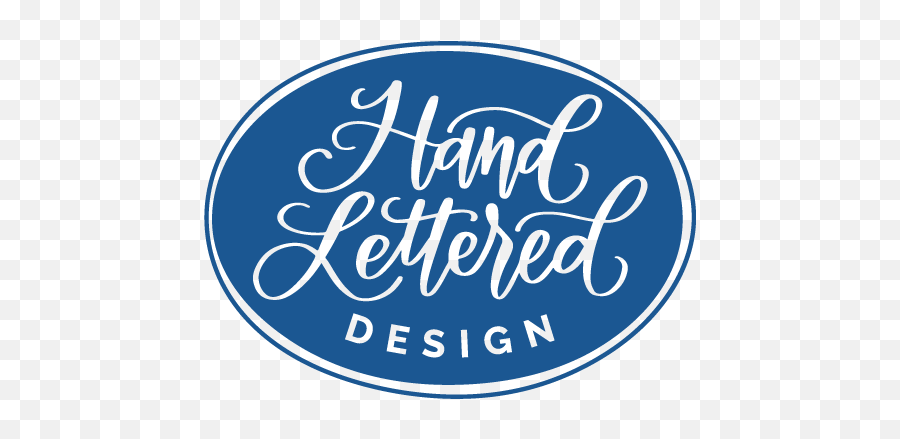 Hand Lettered Design Logo 1 Emoji,Lettered Logo Design