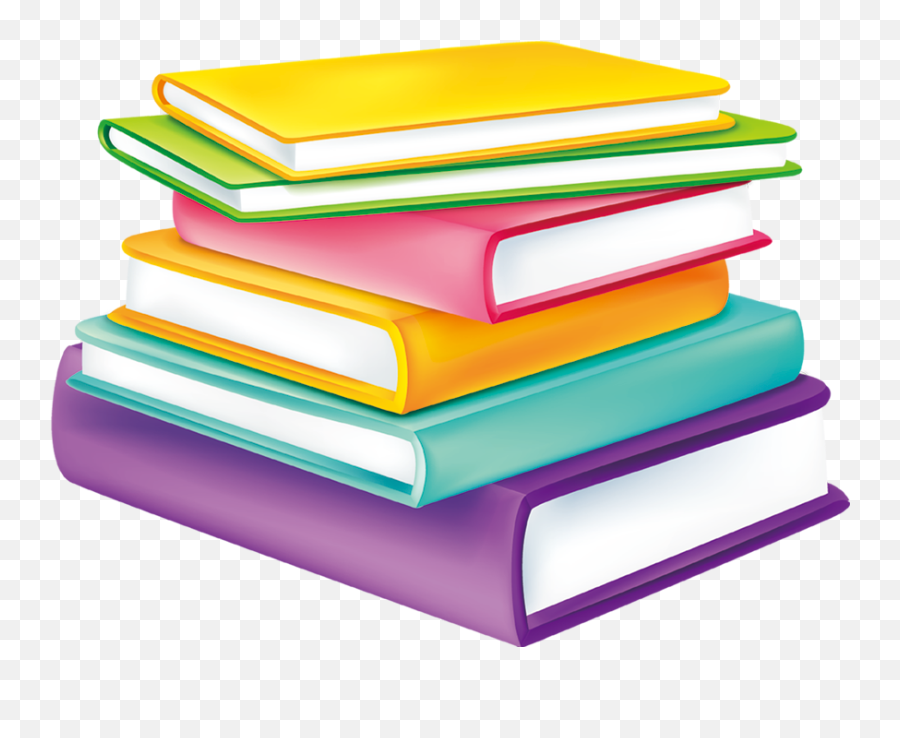 Book Png Clipart - Transparent Background Stack Of Books Clipart Emoji,Books Clipart