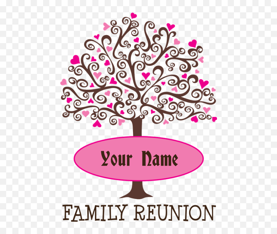 Name Clipart Family Tree Picture 1717444 Name Clipart - Family Tree Design Family Reunion Shirts Emoji,Family Tree Clipart