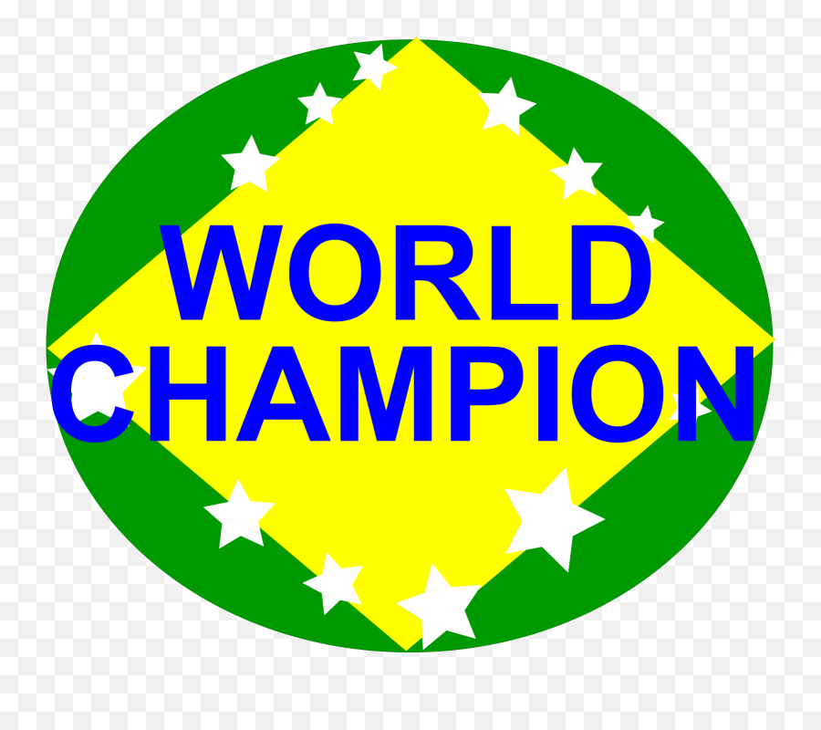 Brazil World Champion Svg Vector Emoji,Champion Clipart