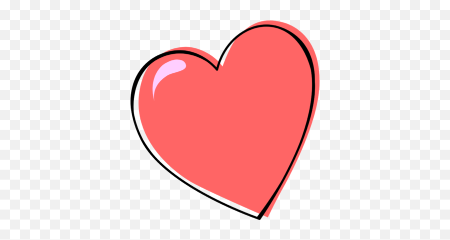 Tags Heart Valentine B4czex - Clipart Suggest Emoji,Drawn Heart Clipart