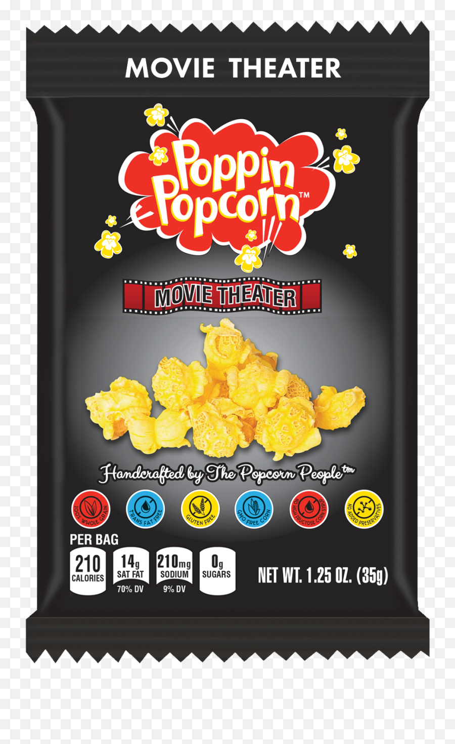 Movie Theater Butter Popcorn 125 Oz Snack Size 4 U2013 30 Ct Emoji,Movie Theater Png