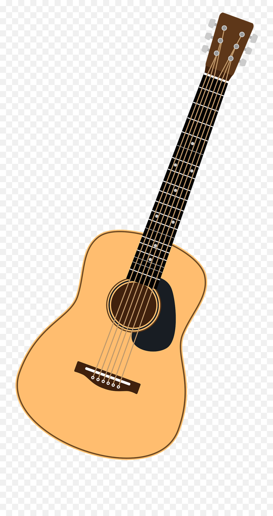 Acoustic Guitar Clipart Free Download Transparent Png Emoji,Acoustic Guitar Transparent