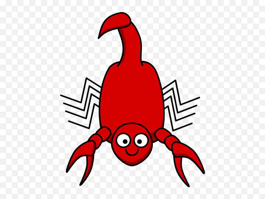 Cartoon Scorpion Clip Art At Clkercom - Vector Clip Art Emoji,Scorpio Clipart