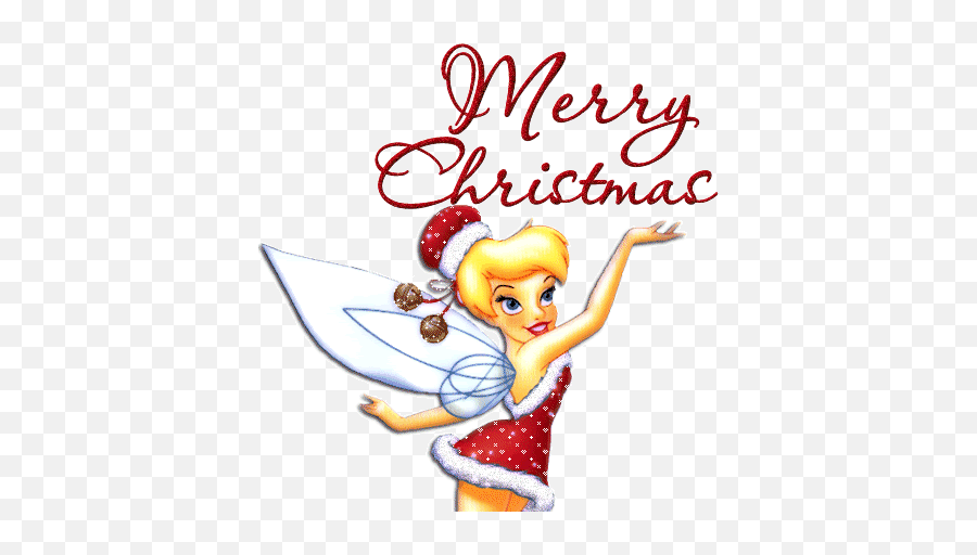 Christmas Clipart Tinkerbell Pencil And In Color Cute - Christmas Tinkerbell Merry Christmas Emoji,Christmas Clipart Images
