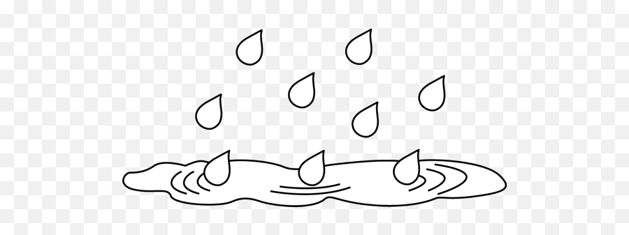 Free Raindrop Outline Download Free Clip Art Free Clip Art - Clipart Rain Drops Black And White Emoji,Raindrop Clipart