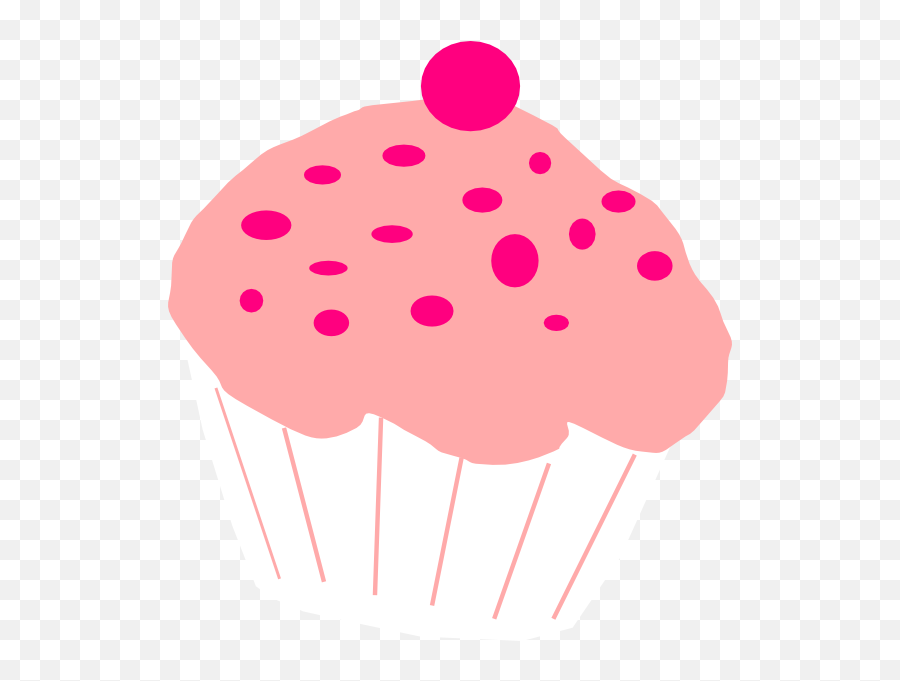 Pink Cupcake Clip Art At Clkercom - Vector Clip Art Online Clip Art Emoji,Cupcakes Clipart