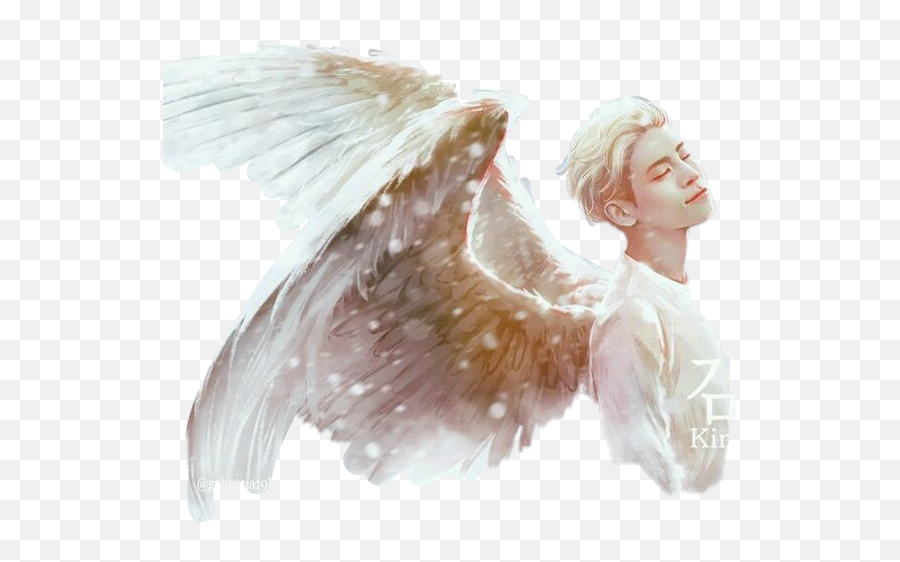 Download Hd Jonghyun Kim Jonghyun Shinee Angel - Kim Emoji,Angel Transparent Background