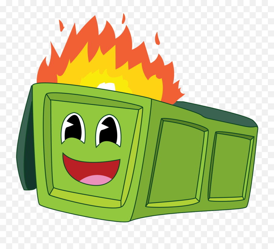 Smashy Baren On Twitter - Dumpster Fire Clip Art Png Dumpster Fire Clipart Emoji,Twitter Png
