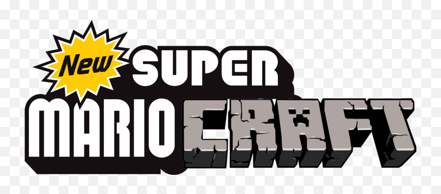 New Super Mario Craft - Minecraft Pe Emoji,New Super Mario Bros Logo