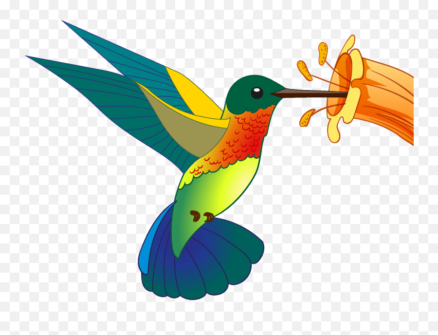 Hummingbird Clipart - Hummingbird Clipart Emoji,Hummingbird Clipart
