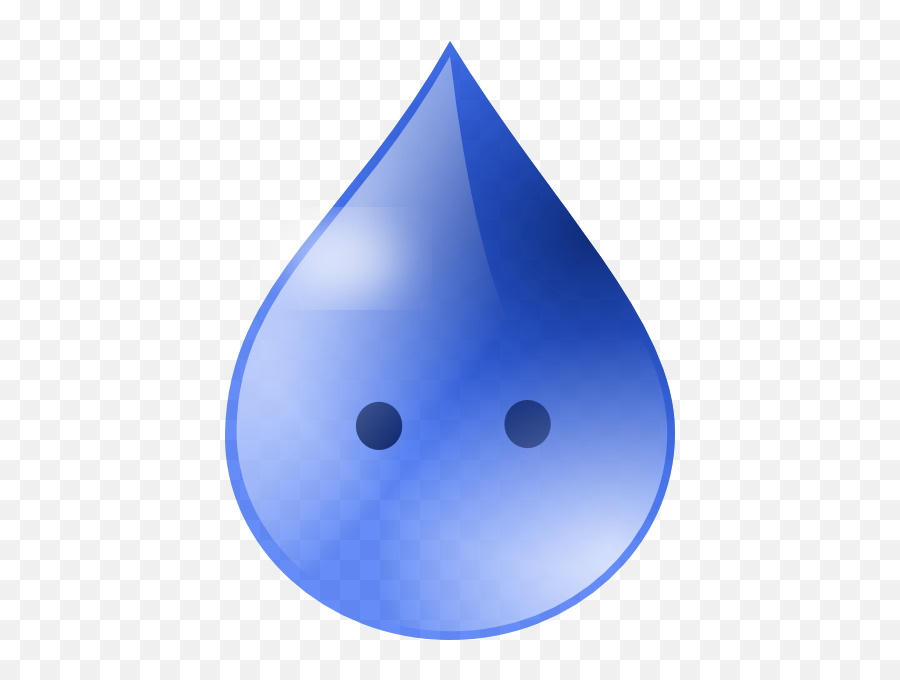 Happy Cartoon Raindrop - Animated Cartoon Rain Drop Emoji,Rain Drop Clipart