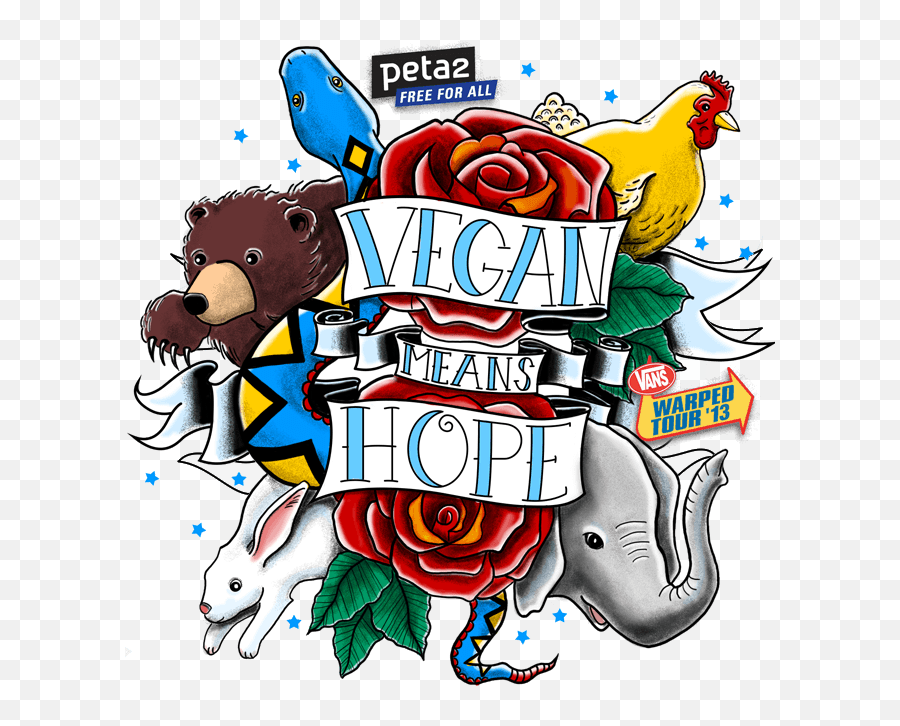 Big News From Peta2 Peta2 Vegan Tattoo Vegan Quotes Emoji,Vegan Clipart