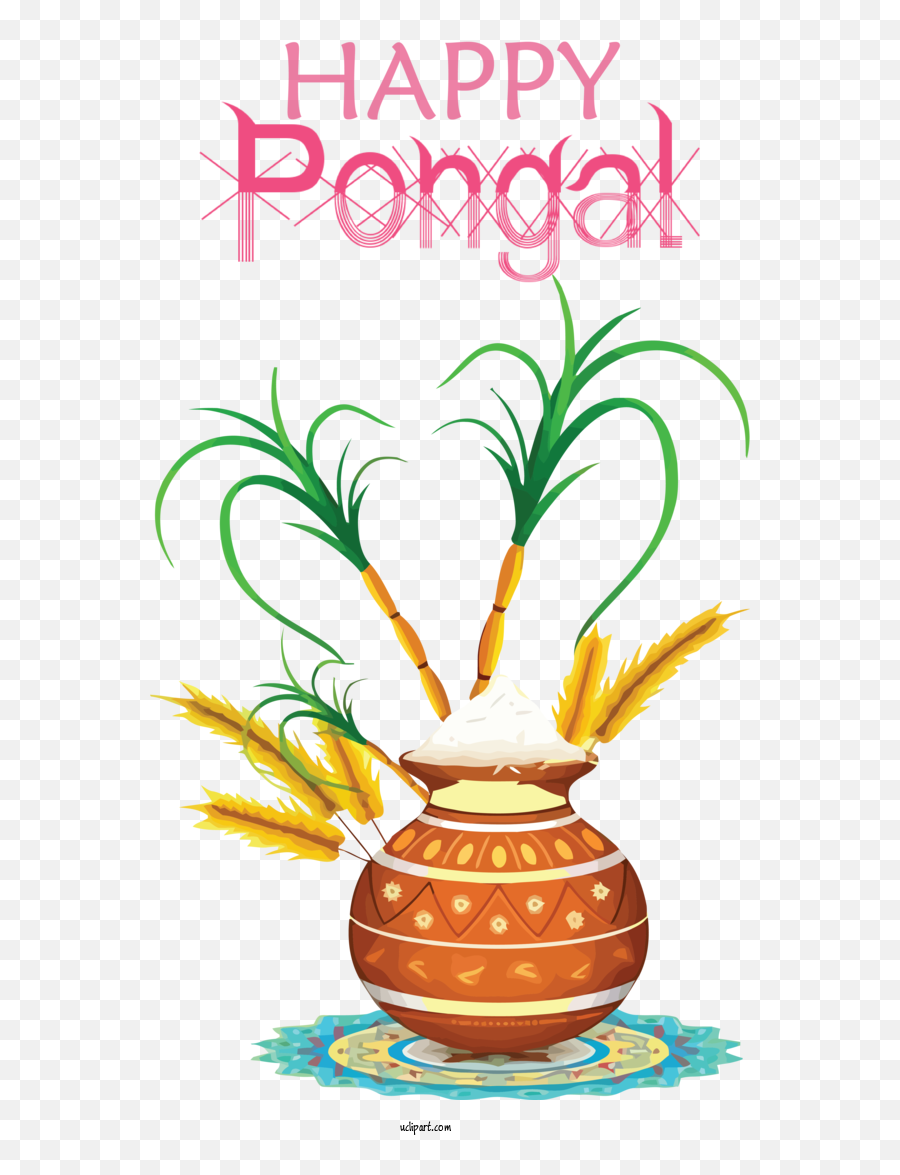 Holidays Pongal Makar Sankranti South India For Pongal Emoji,Southern Clipart