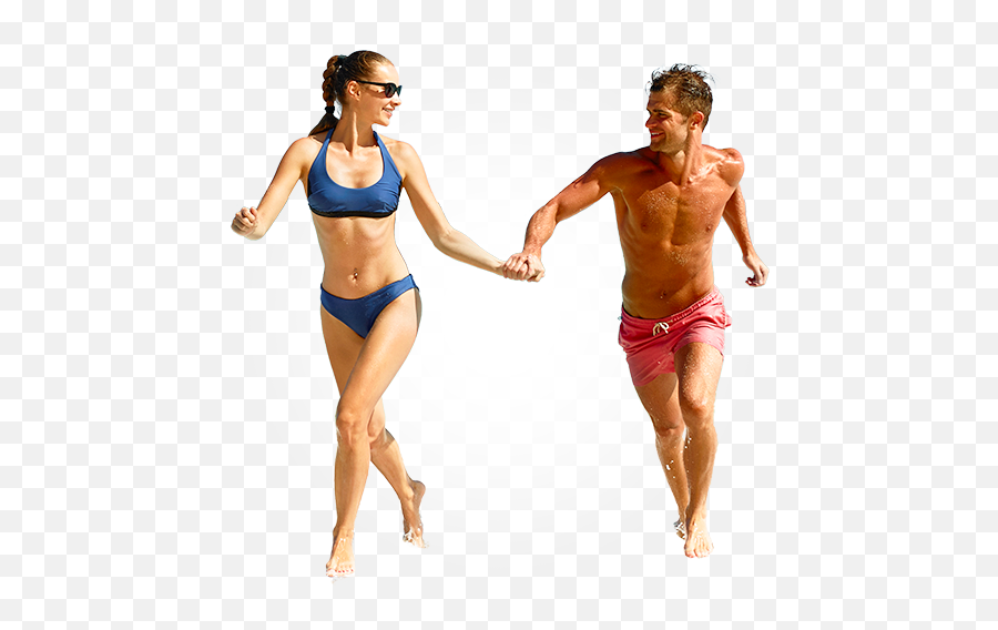 People Beach Png - Couple In The Beach Png Emoji,Beach Png
