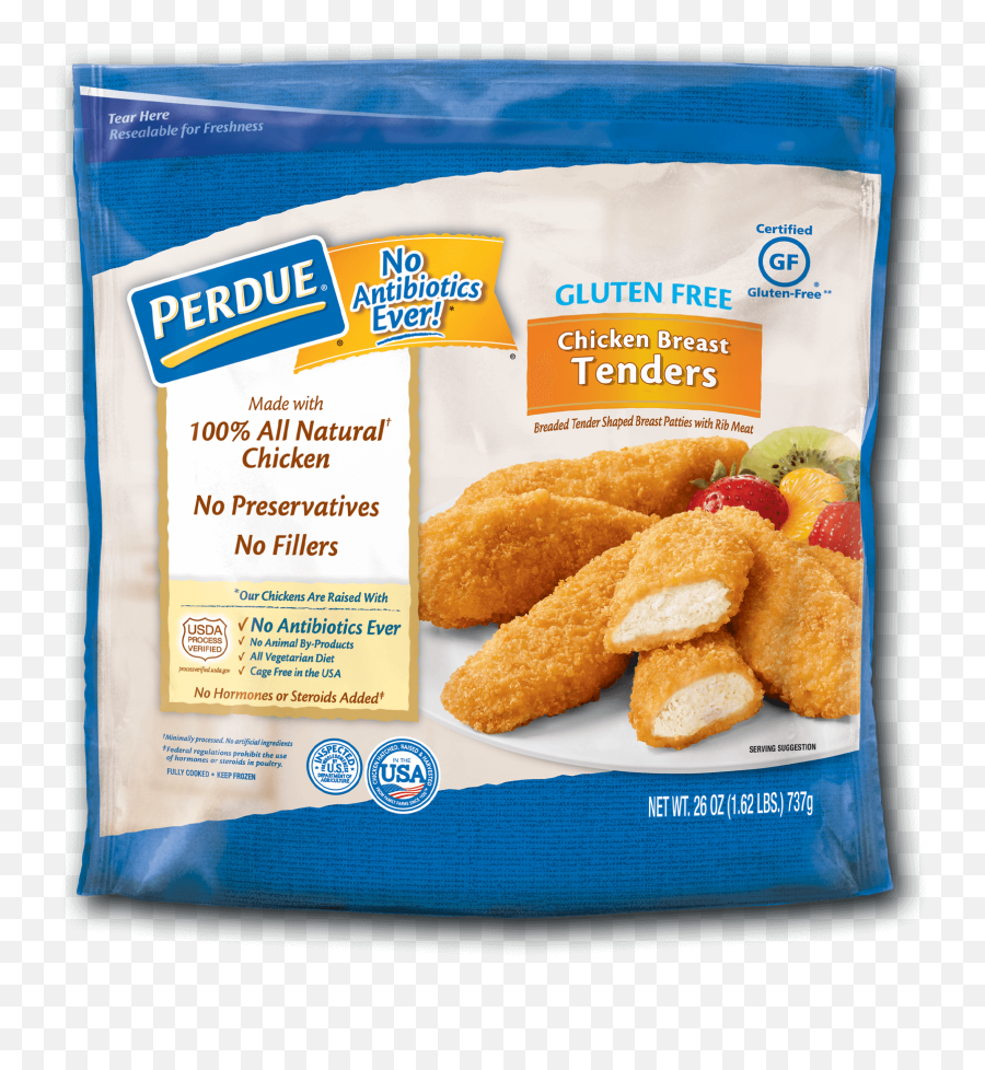 Perdue Breaded Chicken Breast Tenders Gluten Free Perdue Farms Emoji,Chicken Tender Png