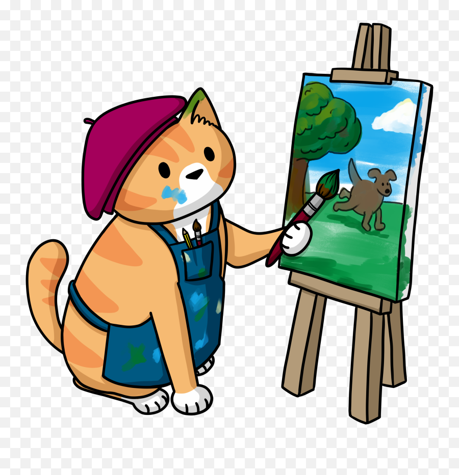 Doodle Cats U2014 Tate Licensing Emoji,Beret Png