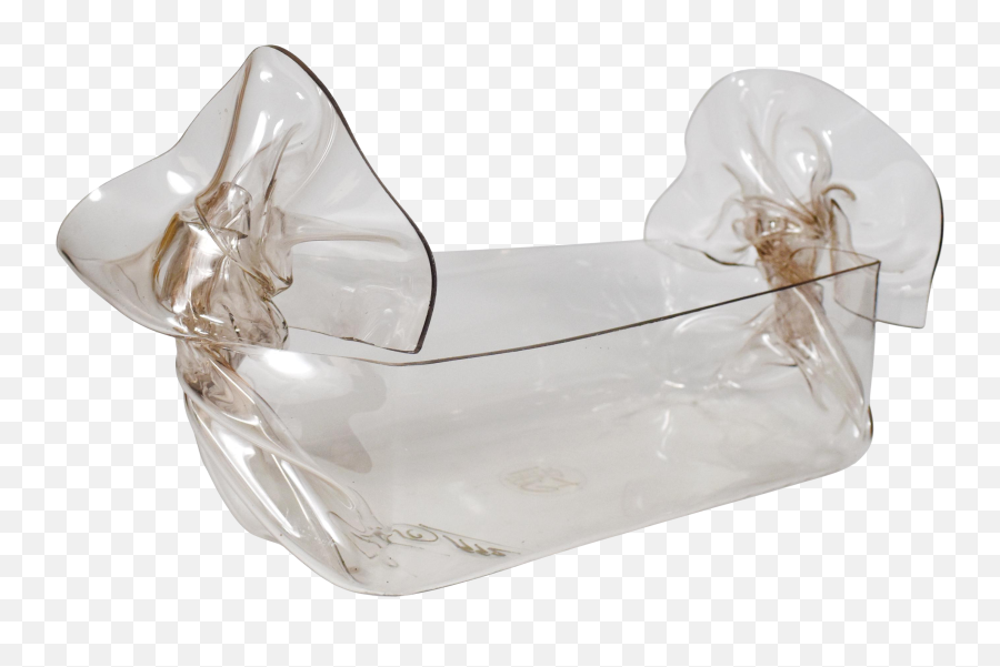 Vintage 1992 Ct Design Acrylic Lucite Bow Twisted Bowl Emoji,Transparent Colored Acrylic Sheets
