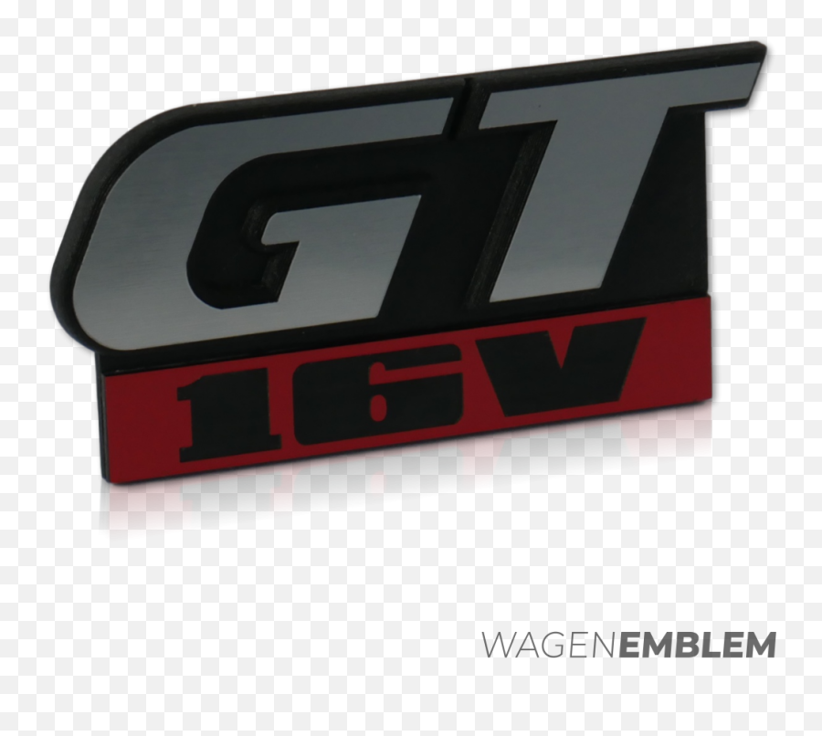 Gt 16v Front Grille Badge - Solid Emoji,Gt Logo