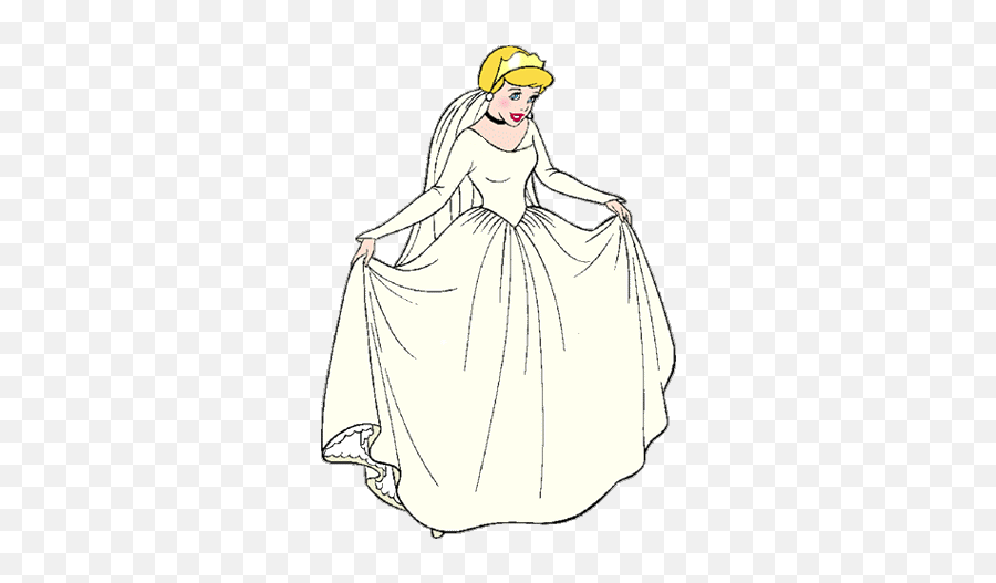 Cinderella Clipart - Disney Princess Photo 31718556 Fanpop Disney Cinderella And Charming Wedding Emoji,Cinderella Clipart