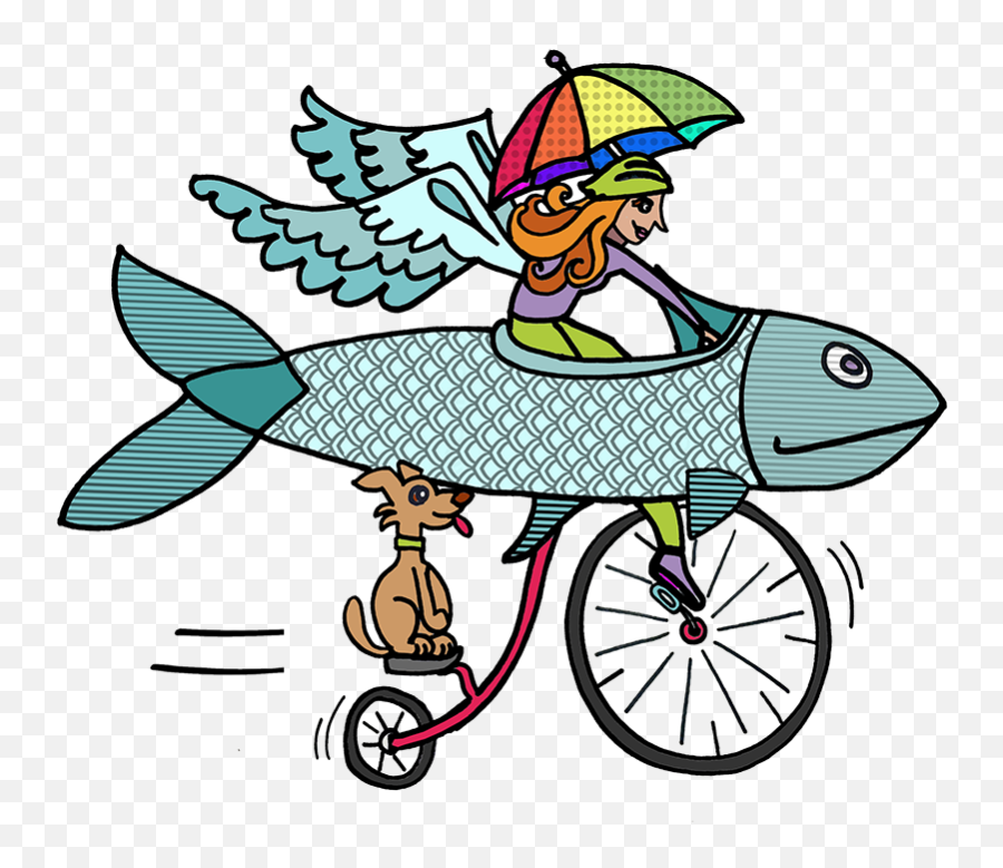 Clipart Bicycle Bike Parade Clipart Bicycle Bike Parade - Fish Emoji,Parade Clipart