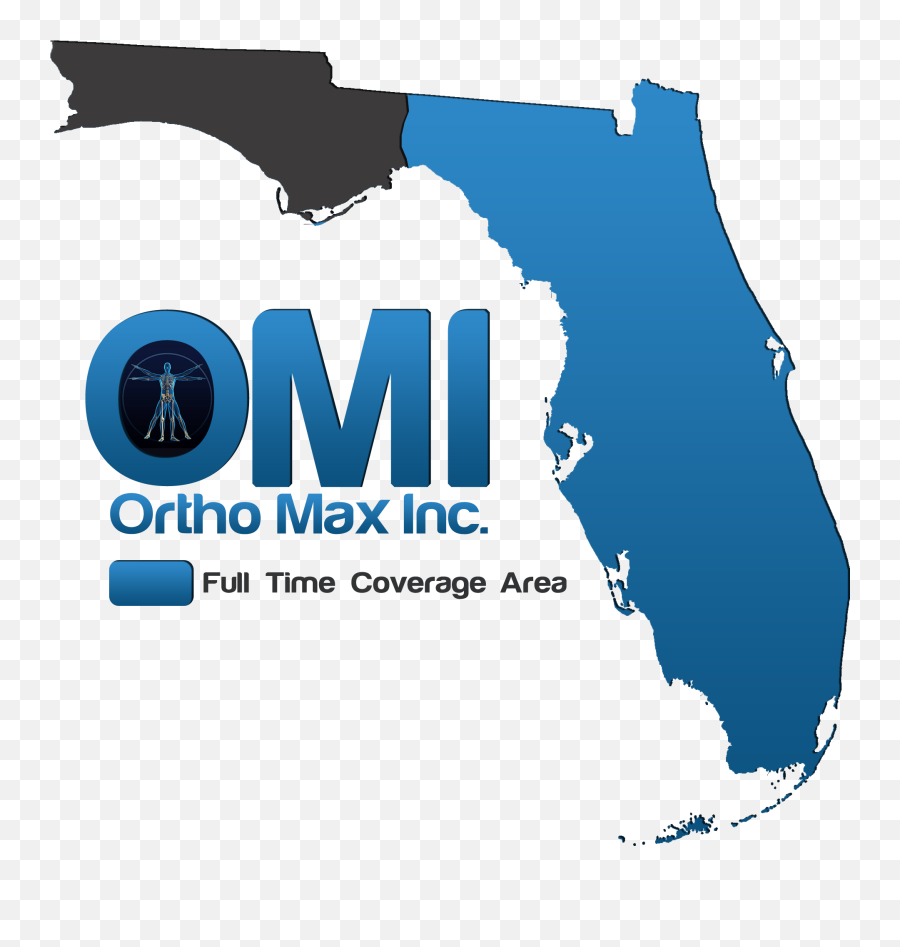 Ortho Max Inc Florida Map - Ortho Max Emoji,Florida Outline Png